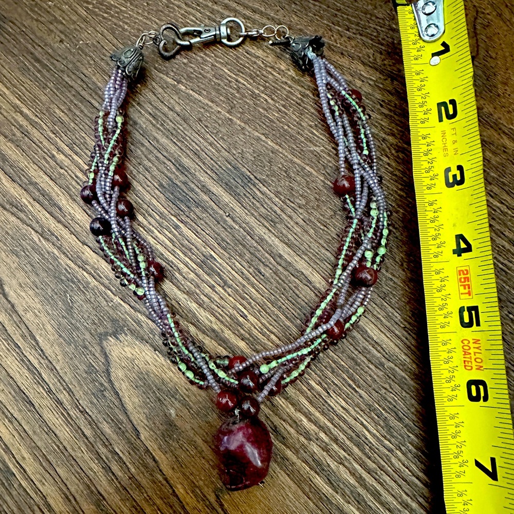 Multi Strand Beaded Necklace